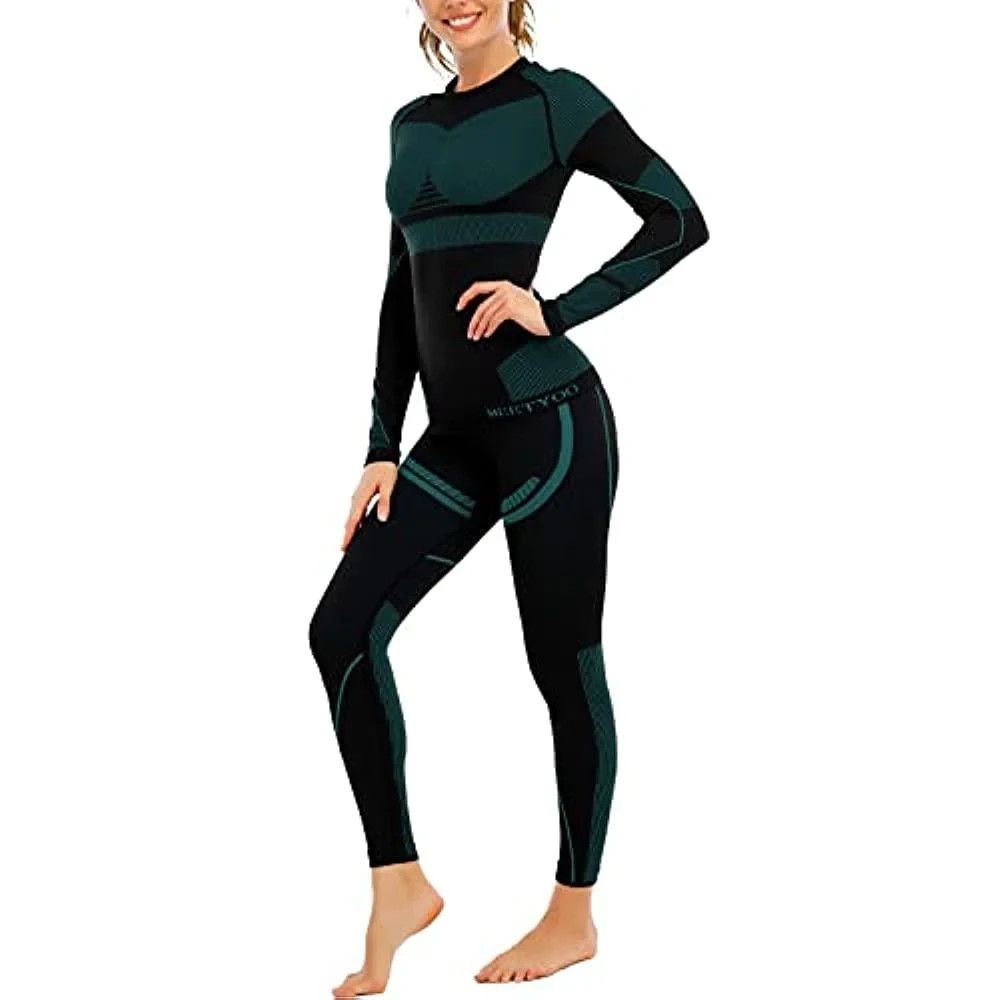 Meetyoo Women Thermal Underwear Set,